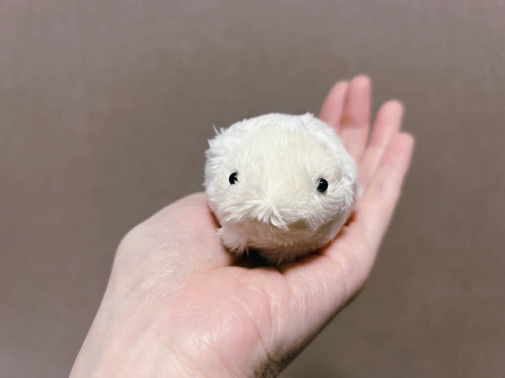ふわふわで丸みを帯びたフォルムがかわいらしいです
