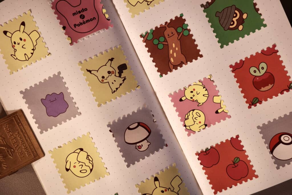 切手風の形もかわいい