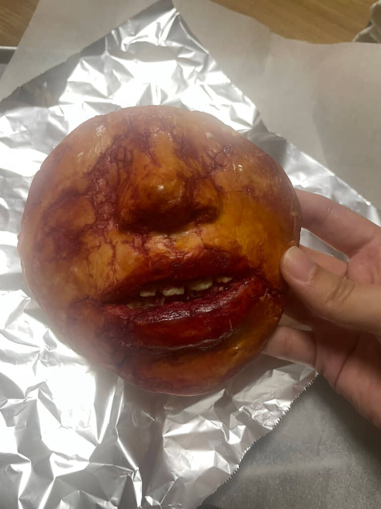 正面から見たところ