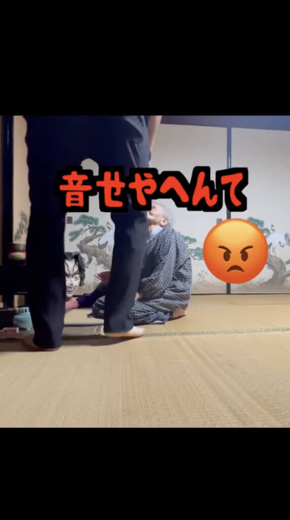 良い音がしないことにご立腹