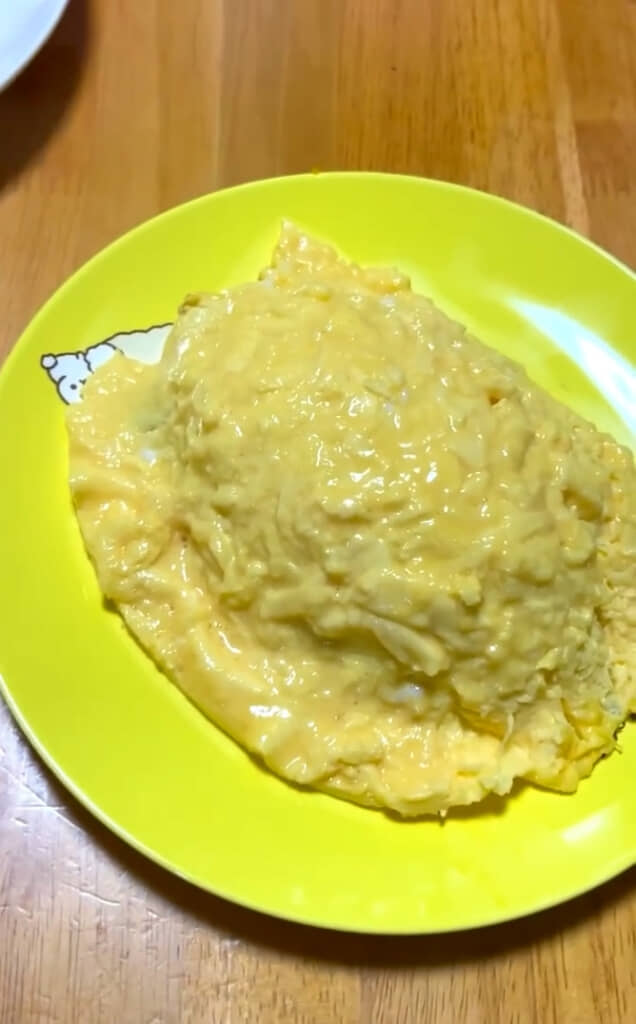 本当に人生2回目のオムライス!?