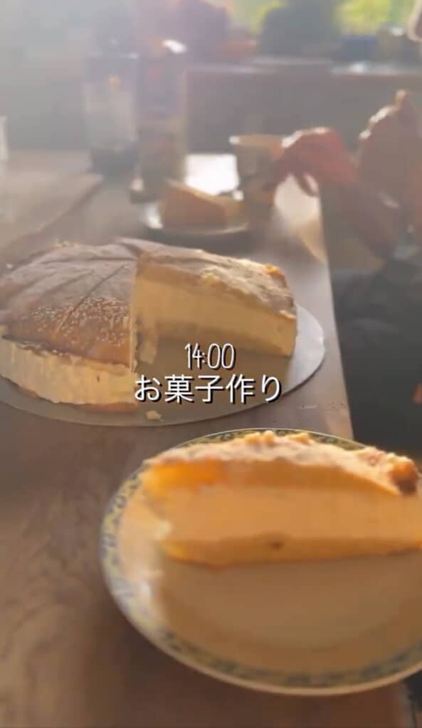 レアチーズケーキおいしそう