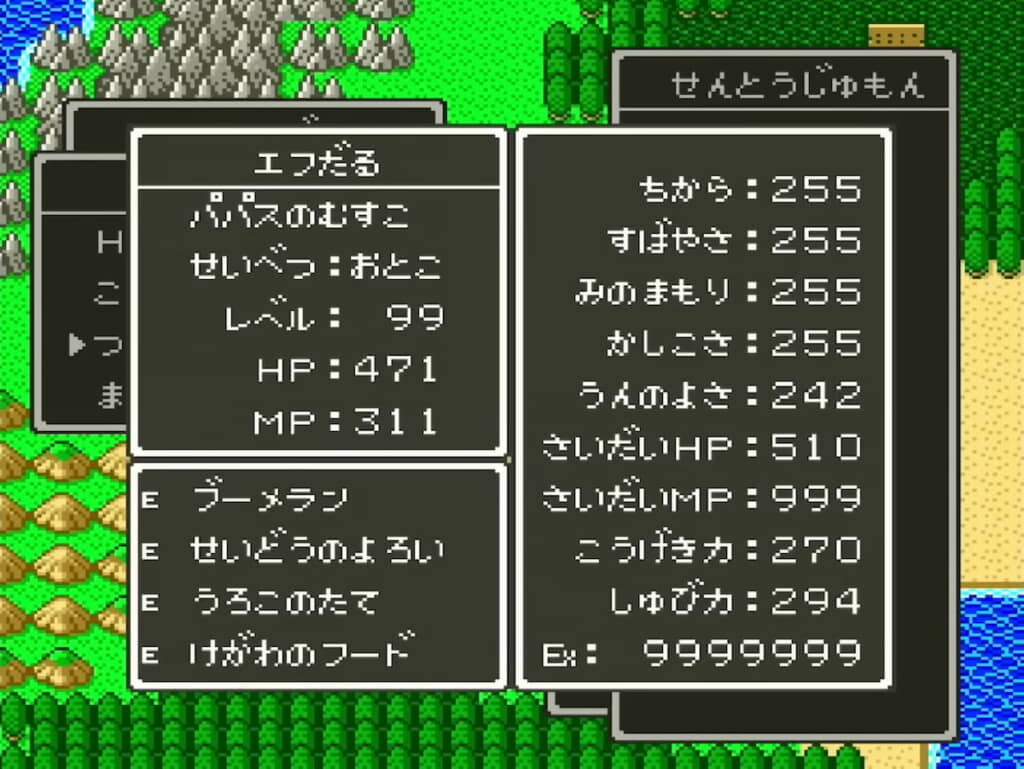 経験値もカンスト