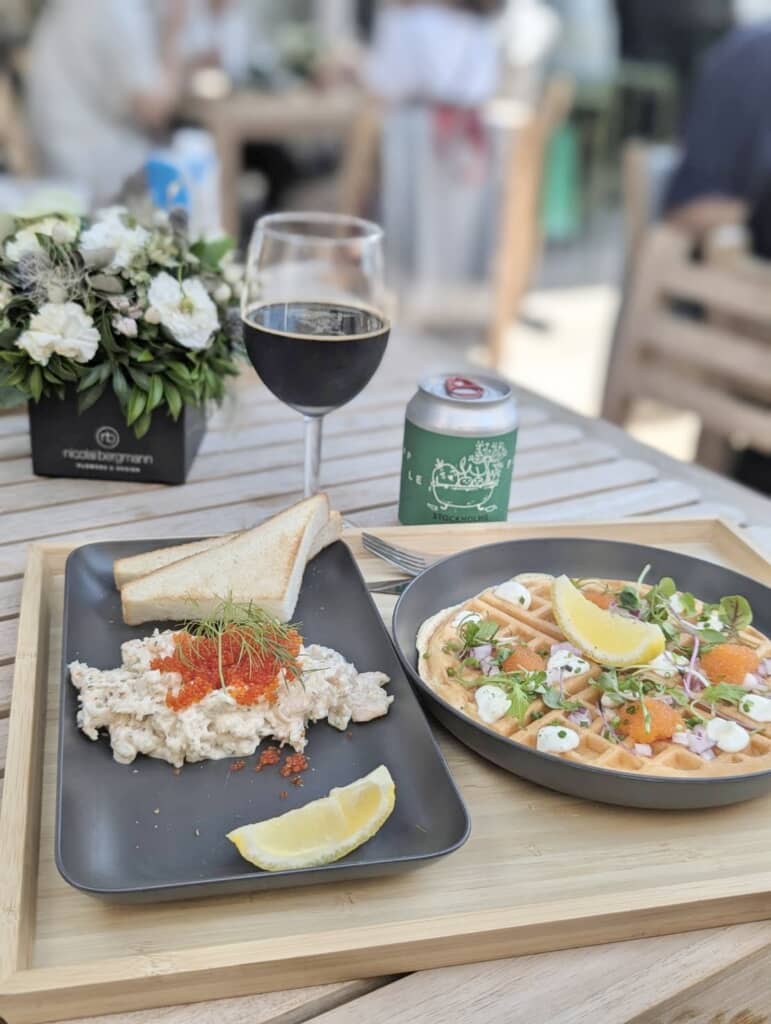 北欧館レストランにて（写真は万博会期中のもの／ライター撮影）