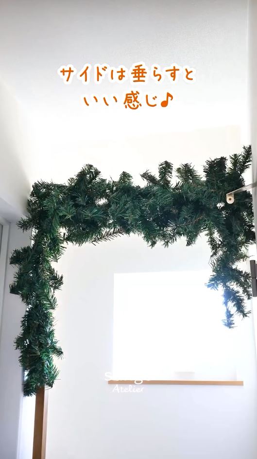 サイドは垂らしたらいい感じ