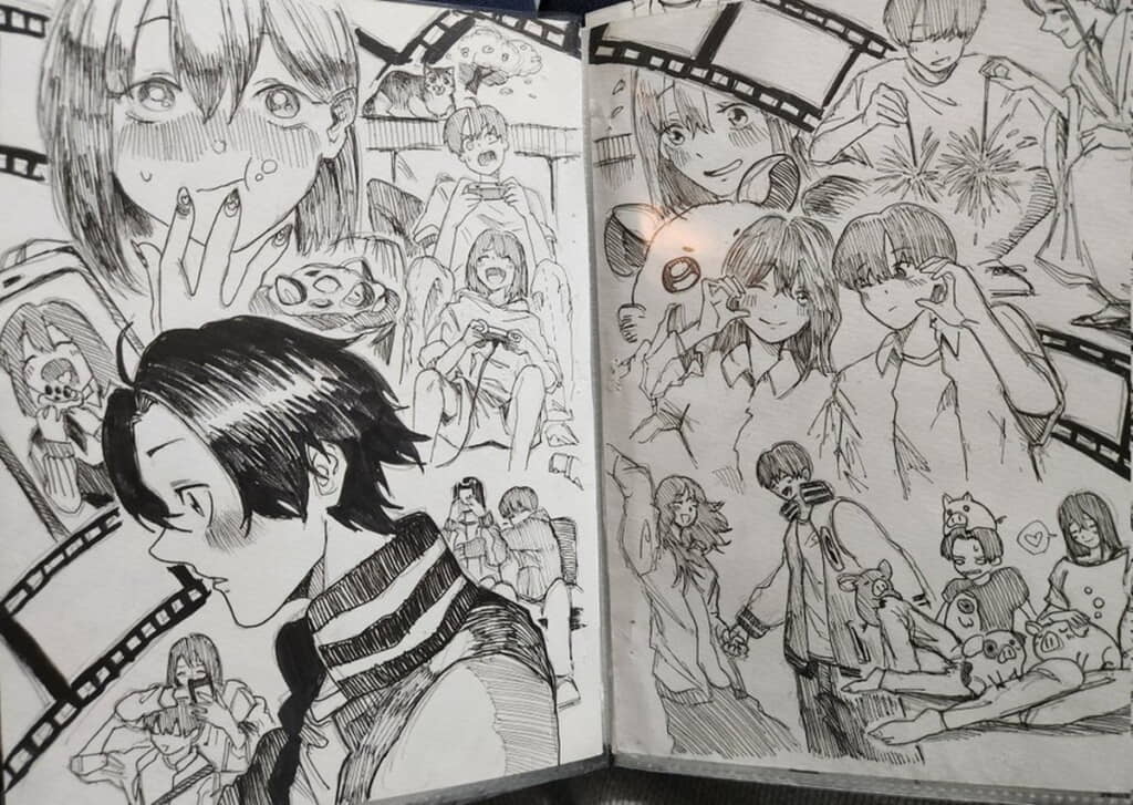 たっぷり描かれています