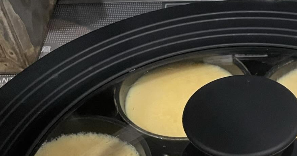 プリンを作る主婦→「わたしレベルになると……」　“まさかの光景”に「初めて見る絵面です」「この発想はなかった、すごい」（1/2） | グルメ ねとらぼ