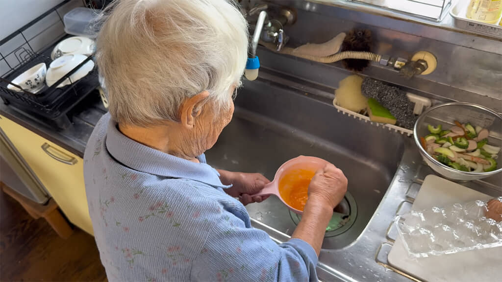 卵を溶いておき