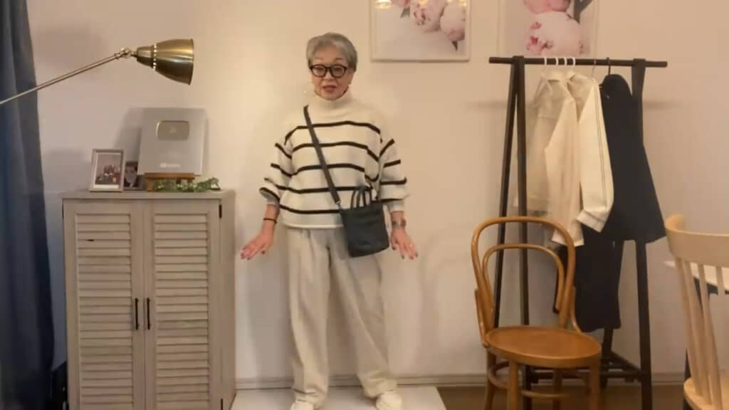 きれいめカジュアルなスタイルに