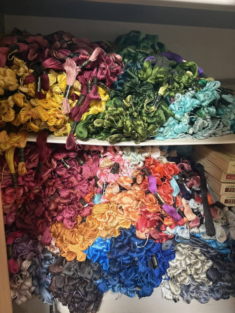 刺しゅう糸もたくさん！