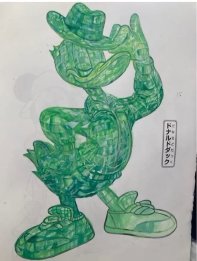 すでに立体感がある！