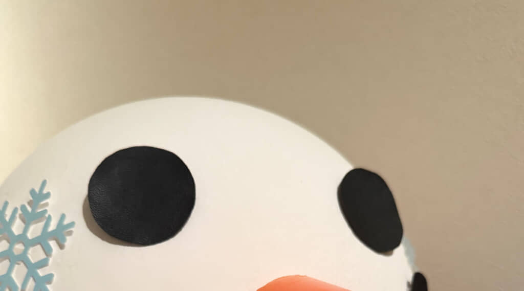 クオリティーの高い“雪だるまの頭部”でしたが……