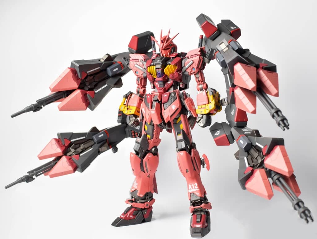 ナラティブガンダムA装備のパーツで再現した赤いガンダムのビット