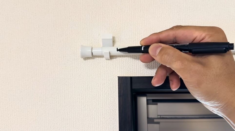 しるしを両側に付ける