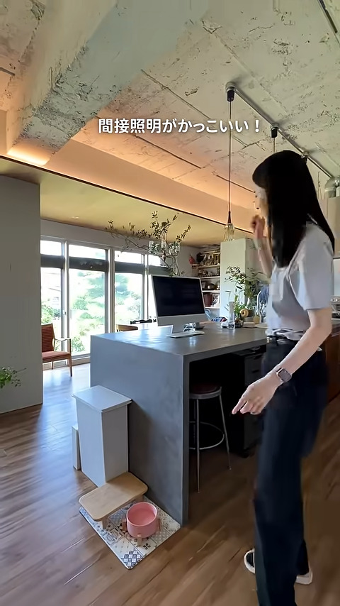 キッチンは開放的な雰囲気