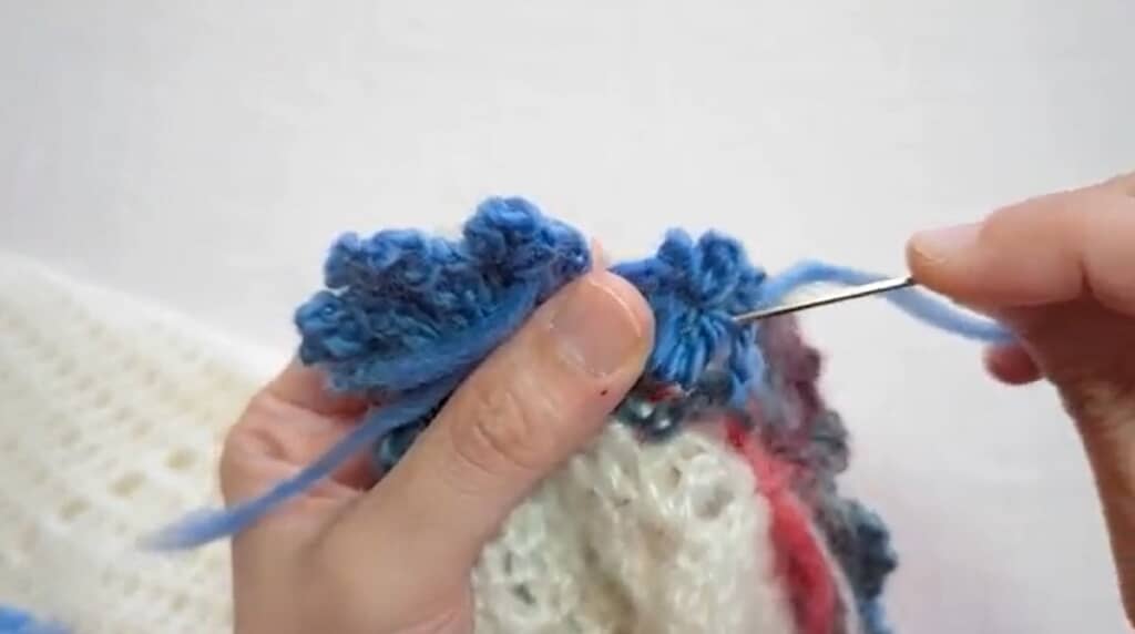 糸始末をします