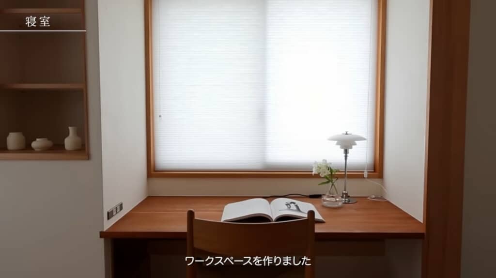 日当たりの良いワークスペースにも工夫がたくさん