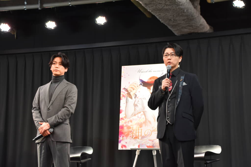 糸曽監督の胸元にはワインのピンバッジが