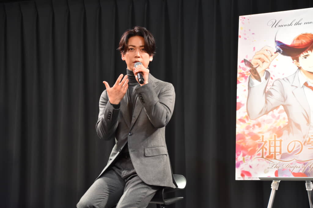 「撮影初日は緊張でガチガチ」