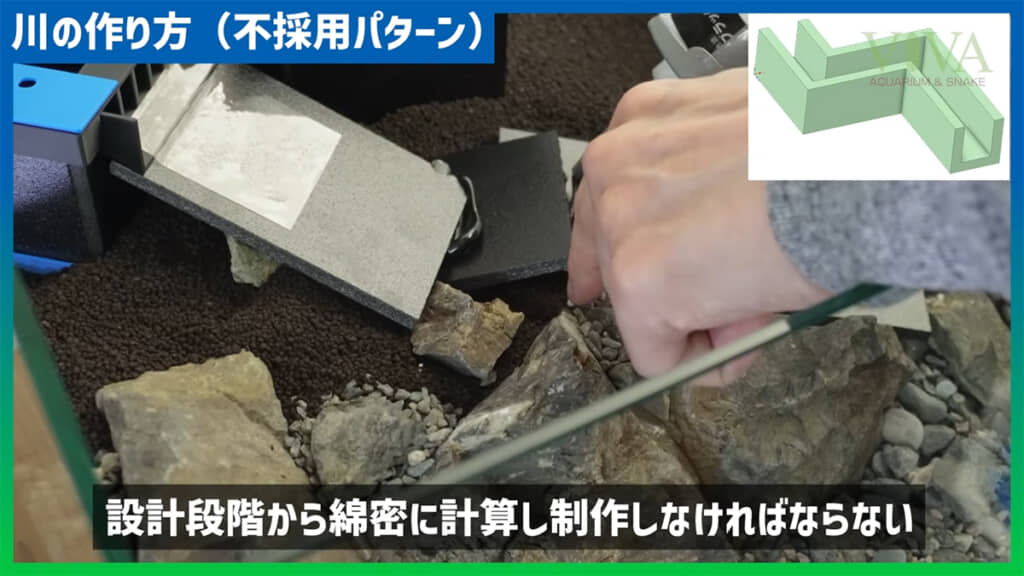 U字型の溝では上手くできなかったため