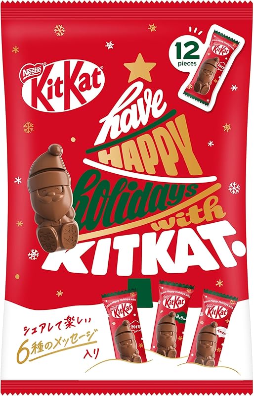ネスレ キットカット ホリデイサンタ シェアバッグ 12枚