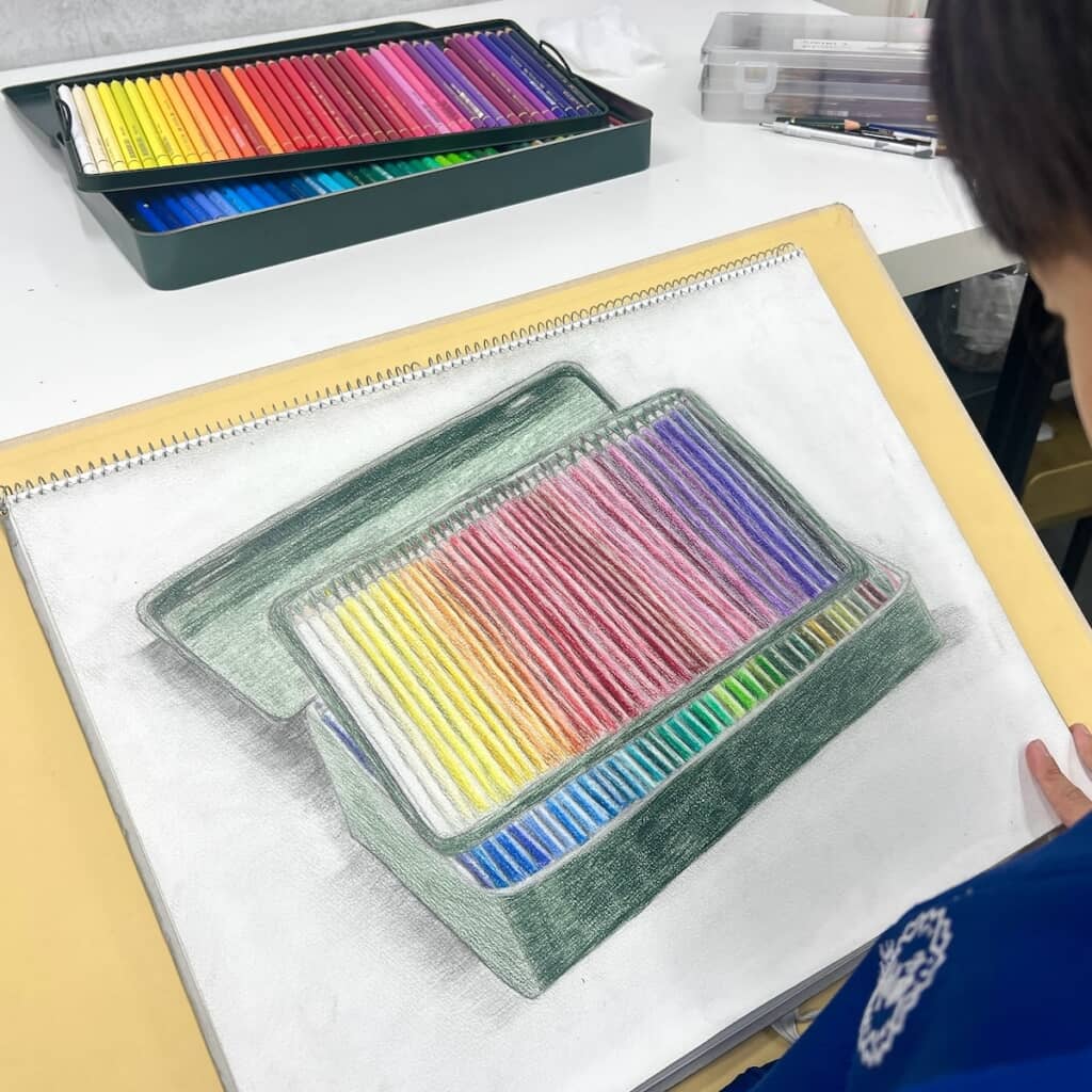 おじいちゃんに買ってもらった色鉛筆→小4男児「これを絵にしたい」と