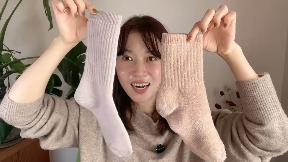 現行品（左）と2年愛用したもの（右）