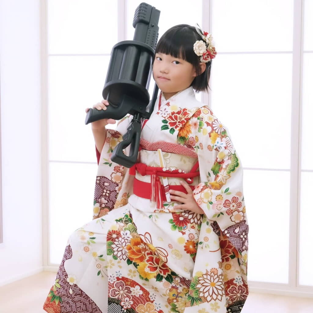 グレネードランチャー×着物！