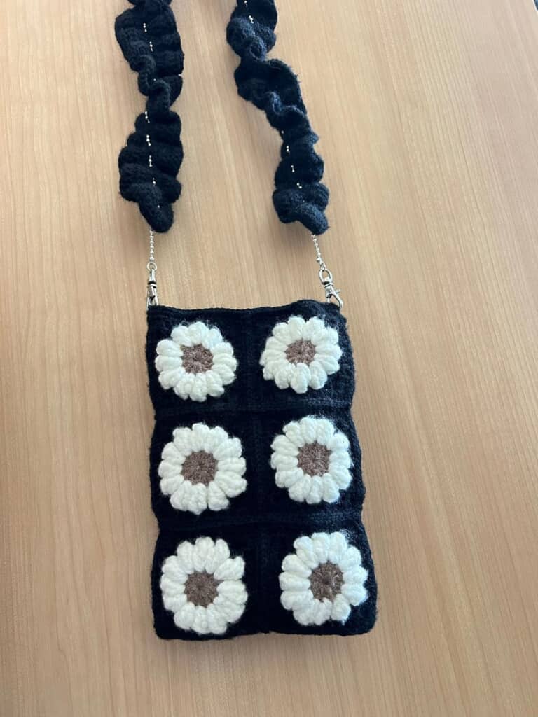 かわいいショルダーを付けて完成