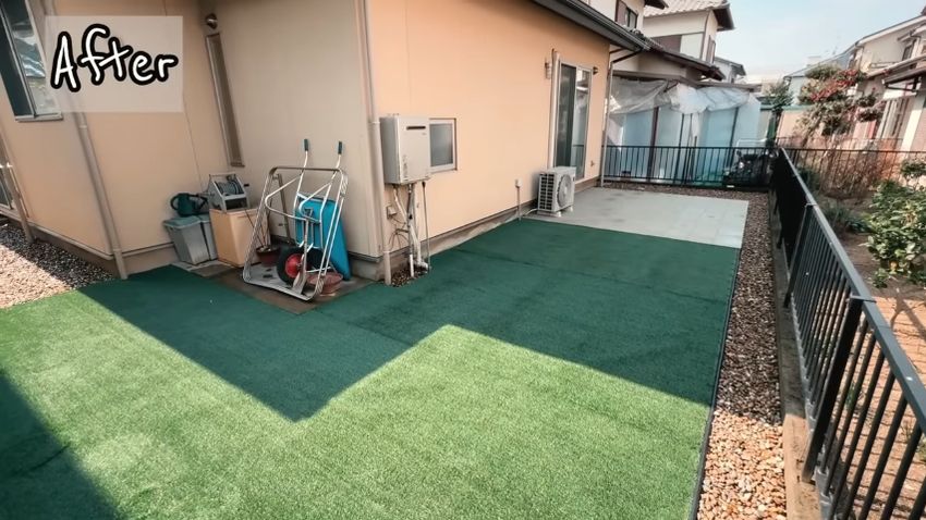 犬や子どもが楽しめる造りの庭