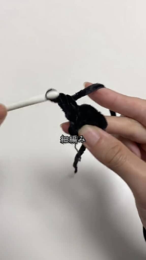 2段目からは細編みを繰り返していきます