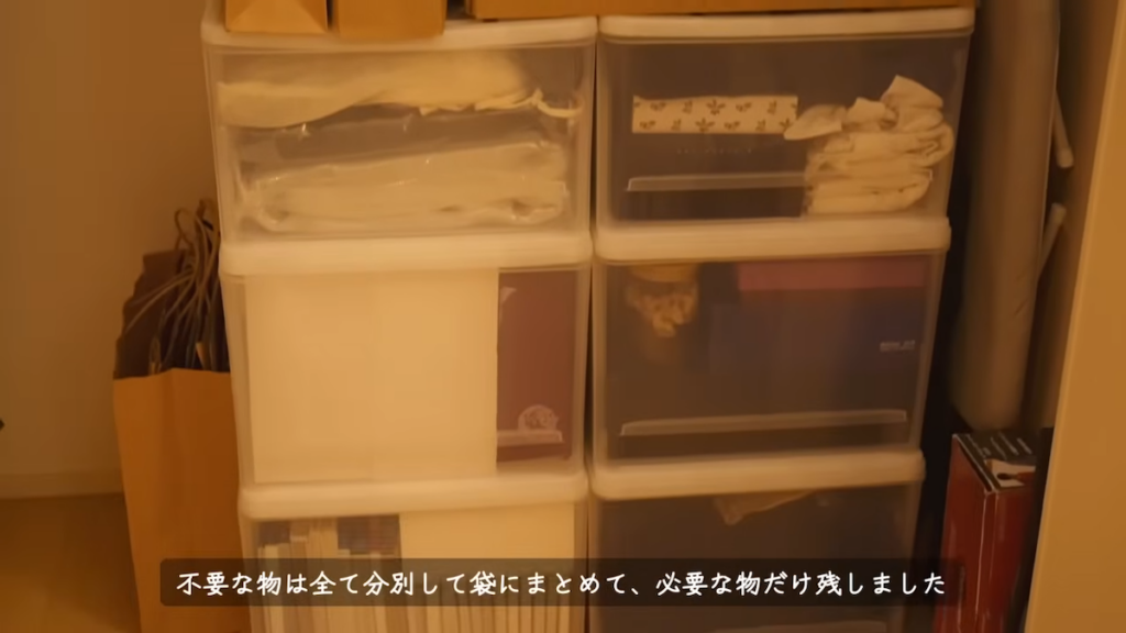 すっきり整った収納ケース