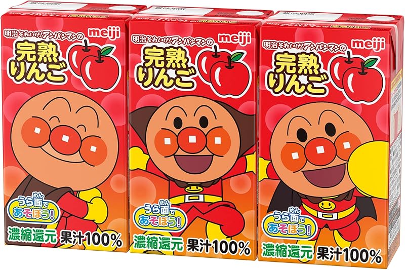 明治それいけ! アンパンマンの完熟りんご100