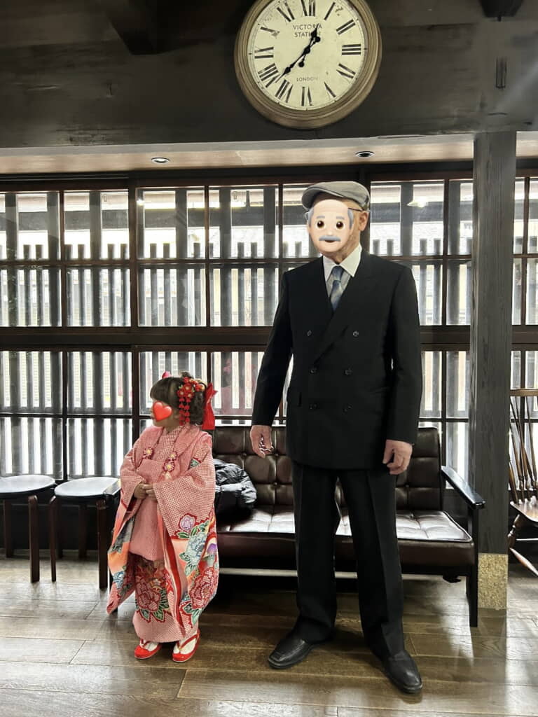 3歳の娘さんと92歳のひいおじいちゃん！