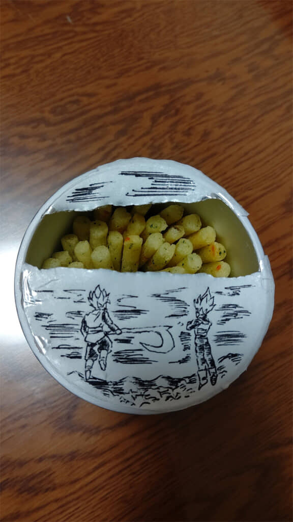 空間を切り裂くゴクウブラック。時空の裂け目からじゃがりこ軍団が……？