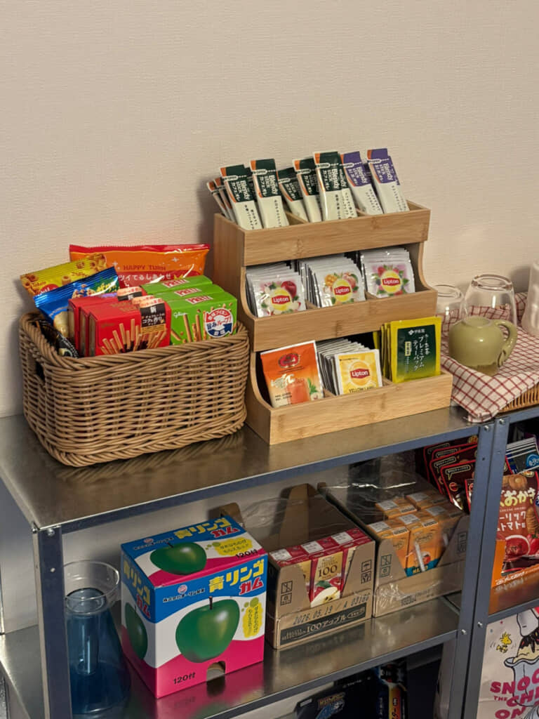 いつでもお茶してくつろげる憩いの場