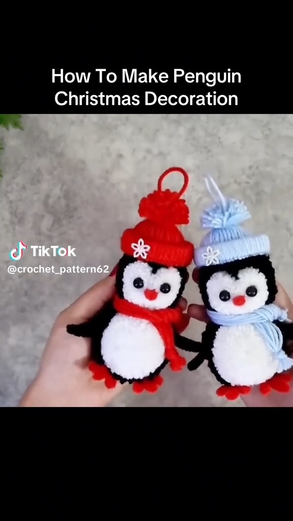 クリスマスにぴったりなペンギンのできあがり