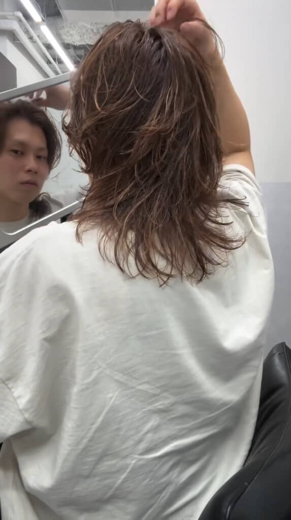 後ろもいい感じに！