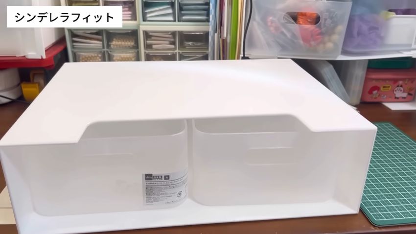 A4ファイルボックスと積み重ね収納ボックス