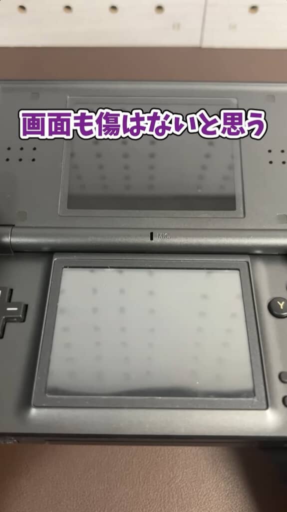 画面に目立った傷はない特別仕様のニンテンドーDS Lite
