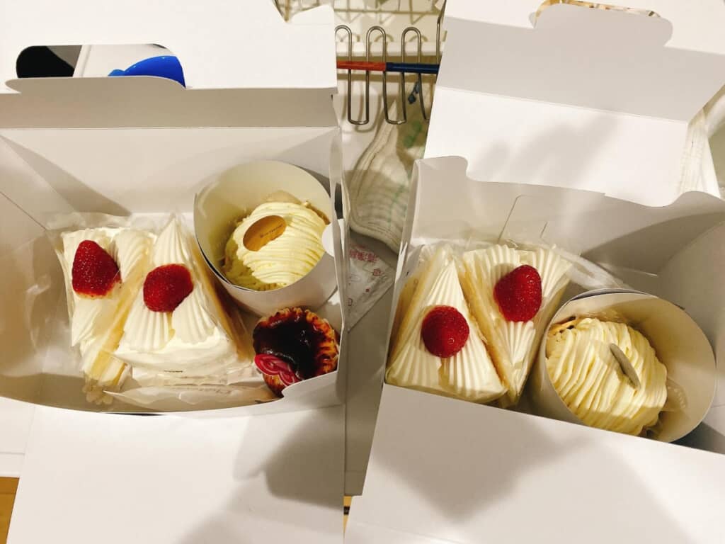 全く同じケーキ！