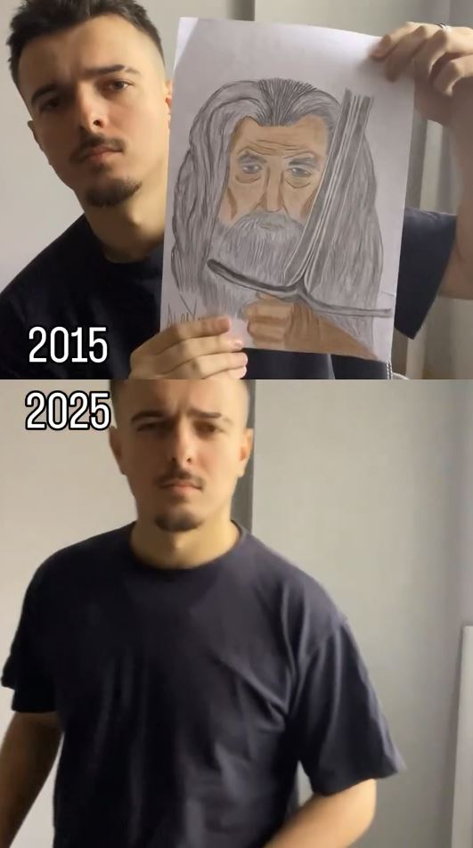 2015年に描いたガンダルフ