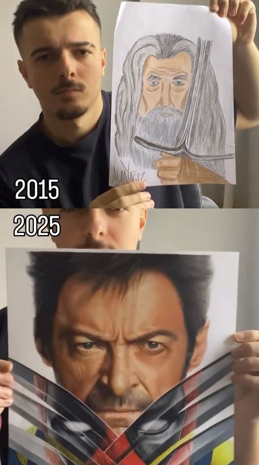 2025年に描いたウルヴァリン