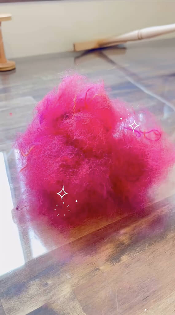 ふわふわの羊毛に！