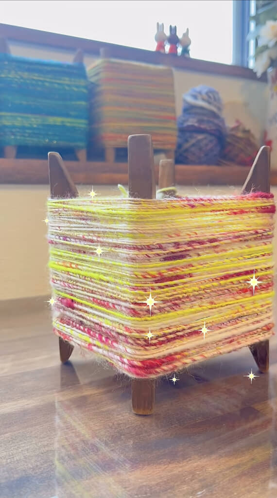 ステキな毛糸の出来上がり！