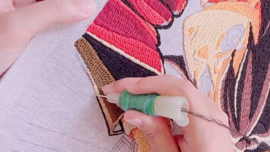 アウトラインはパーツによって強弱を付ける