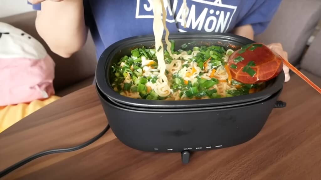 無印良品の深型ホットプレートをフル活用した1人暮らしごはん