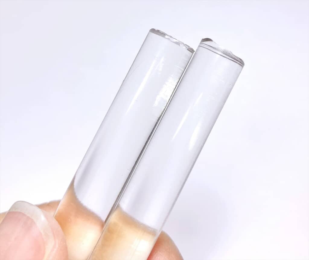 アクリル棒から作るミニチュア切子グラス