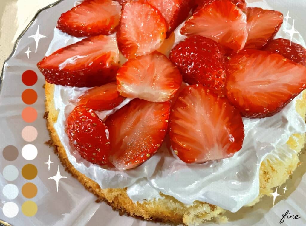 みずみずしいイチゴ