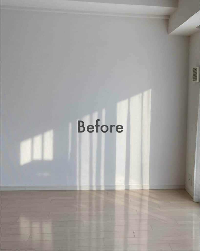 ダイニングのビフォー